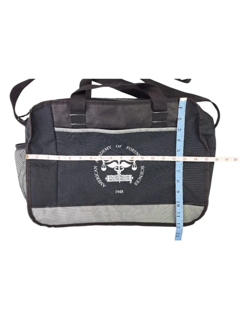 American Academy Of Forensic Sciences Messenger Laptop Tote Bag Black 17
